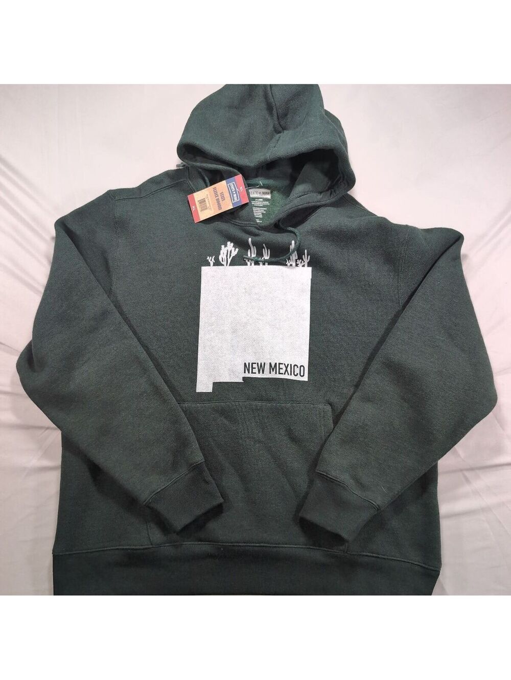 New Mexico XL Treeline State Hoodie in Dark Green XL NWT
